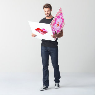 Heart Tangram Pattern Card