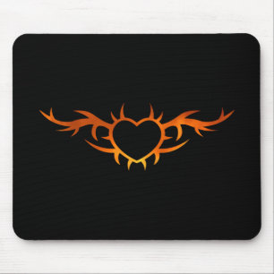 Heart Tattoo Mouse Pad