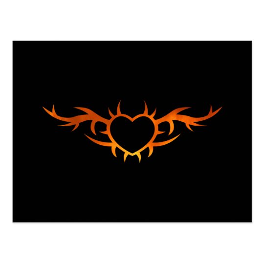 Heart Tattoo Postcard