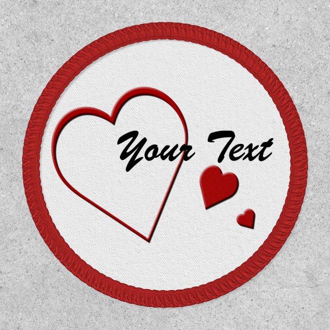 Heart Template Custom Patch (Front)