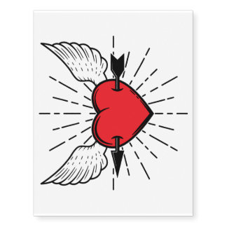 heart temporary tattoos