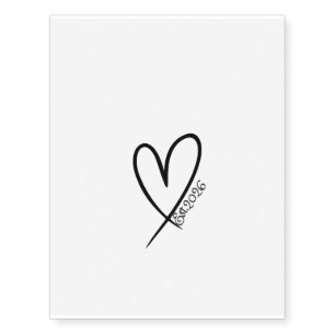 heart temporary tattoos