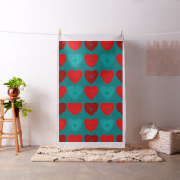 Heart texture fabric