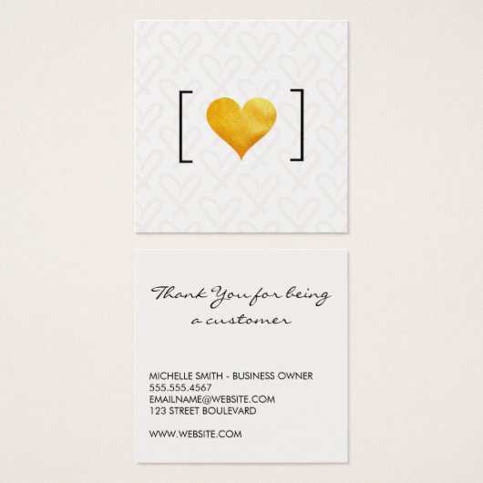 Heart & Thank You (Front & Back)