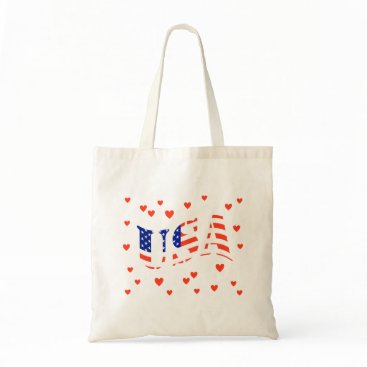 Heart the USA Tote Bag Heart the USA Tote Bag