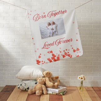 Heart Theme Twin  Baby Blanket