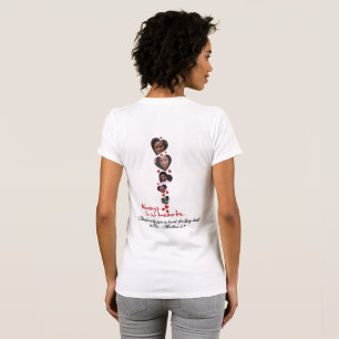 Heart-themed Memorial Keepsake Collage Design T-Shirt