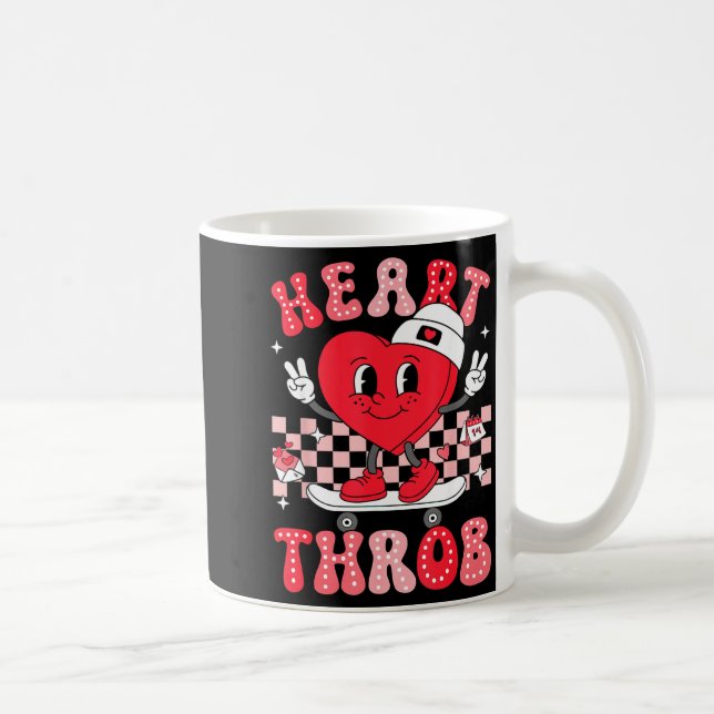 Heart Throb Groovy Valentine Toddler Men Boys Cute Coffee Mug (Right)