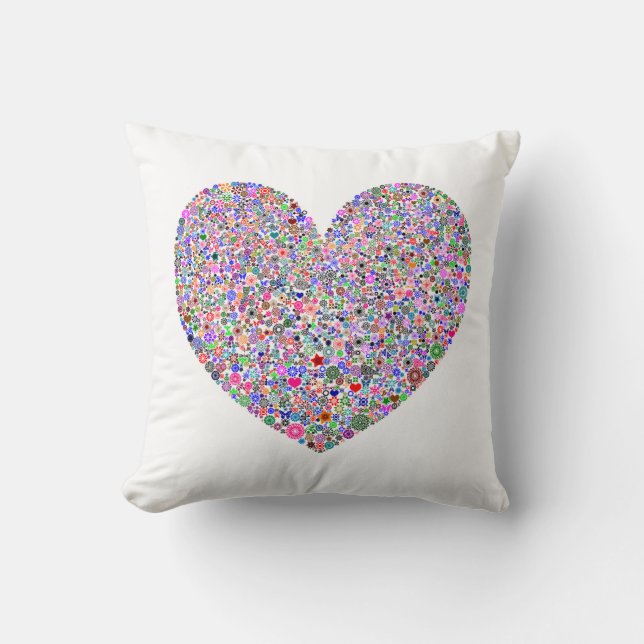 Heart Throw Pillow (Front)