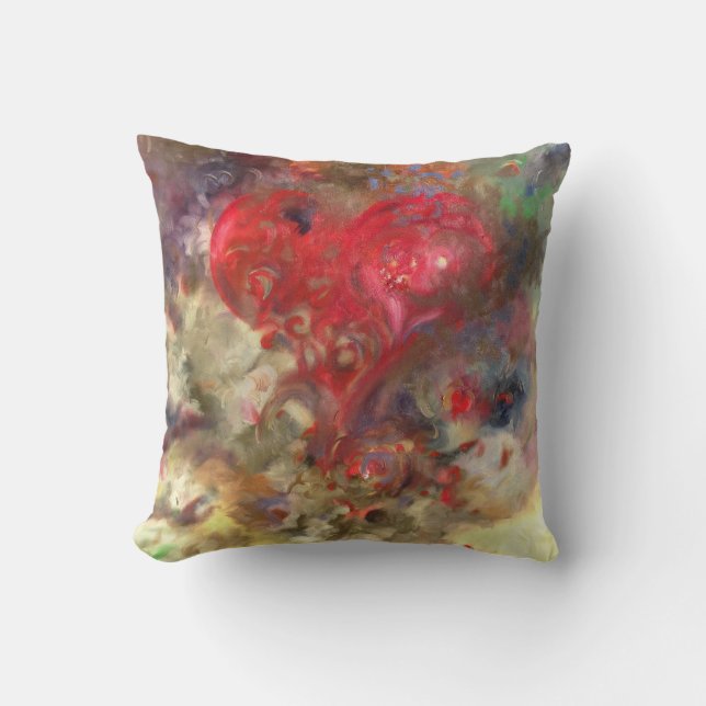 Heart  throw pillow (Front)