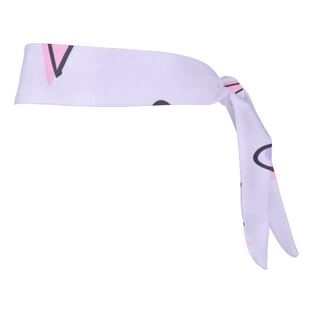  Heart  Tie Headband (Rotate 90)