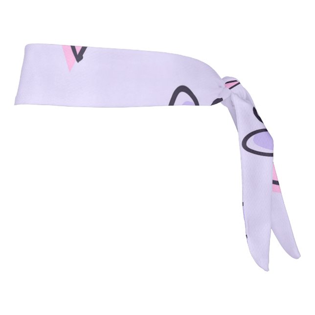  Heart  Tie Headband (Rotate 90)