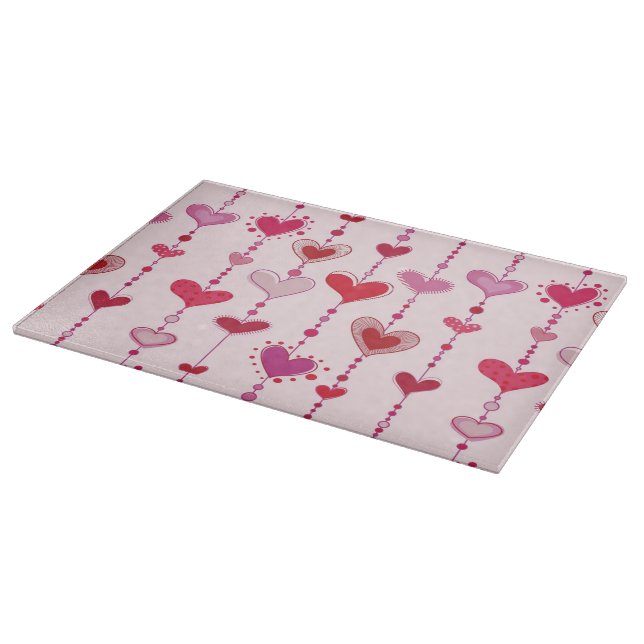 Heart Tiles Cutting Board (Corner)