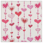 Heart Tiles Fabric