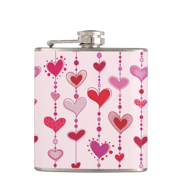 Heart Tiles Flask (Front)