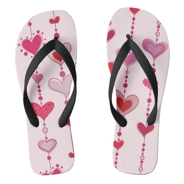Heart Tiles Flip Flops (Footbed)