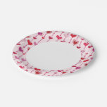 Heart Tiles Paper Plates