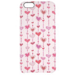 Heart Tiles Clear iPhone 6 Plus Case