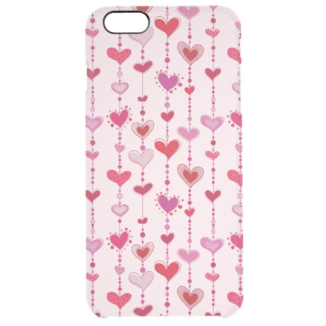 Heart Tiles Uncommon iPhone Case (Back)