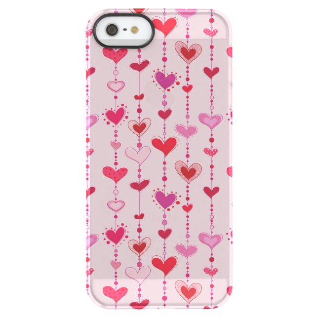 Heart Tiles Uncommon iPhone Case (Back)