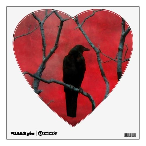 Heart To Crow Wall Sticker