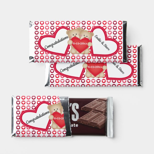 Heart To Heart Hershey's Chocolate Bars  (Front)