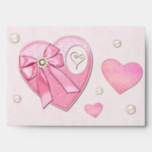 Heart to Heart Valentines Day 5x7 ONLY Envelope