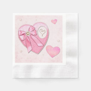 Heart to Heart Valentines Day Napkins