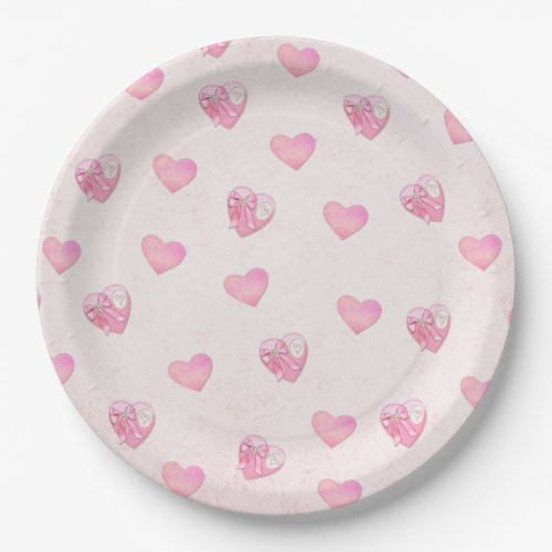 Heart to Heart Valentines Day Paper Plates