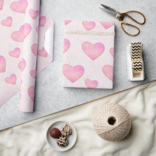 Heart to Heart Valentines Day Wrapping Paper