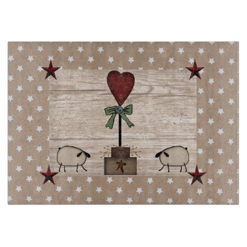 Heart Topiary Cutting Board