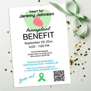 Heart Transplant Benefit Fundraiser Template
