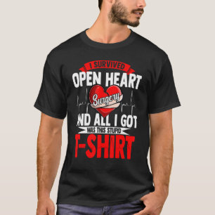 Heart transplant survivor back open heart surgery  T-Shirt