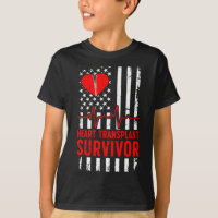 Heart transplant survivor us flag heart transplant