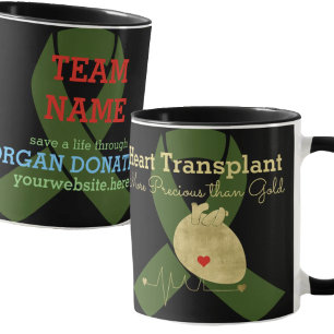 Heart Transplant Team Customizable Coffee Mug