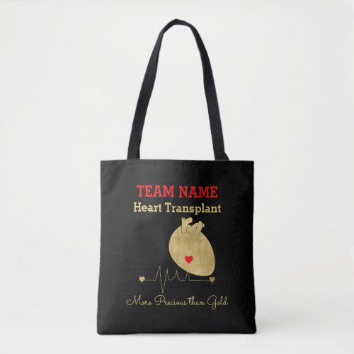 Heart Transplant Team Customizable  Tote Bag