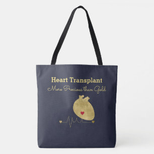 Heart Transplant Tote Bag