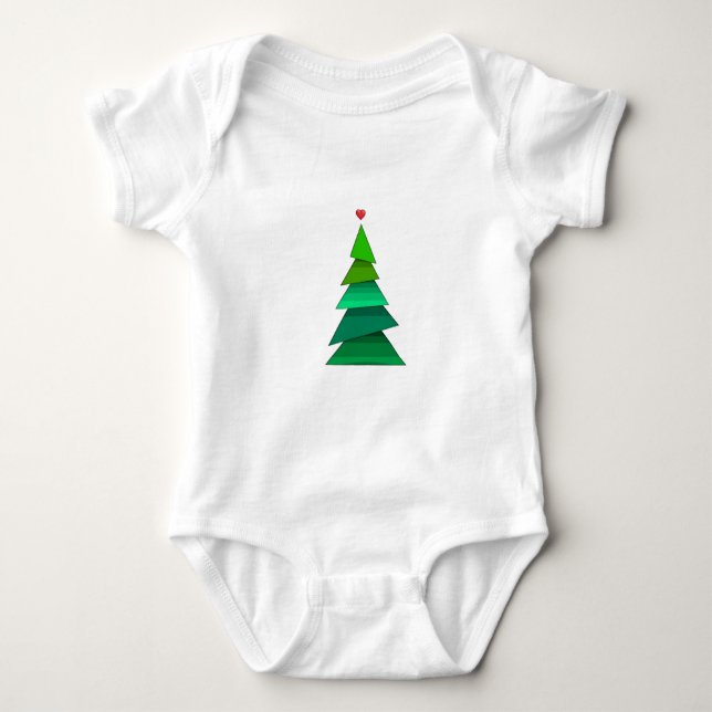 Heart Tree Baby Bodysuit (Front)