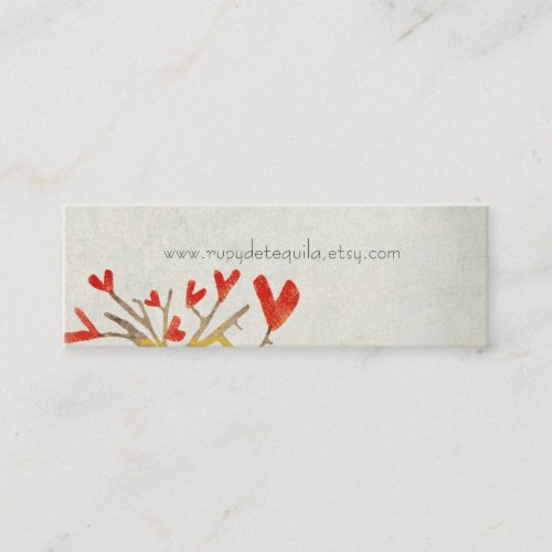 Heart  Tree Cute Business Card