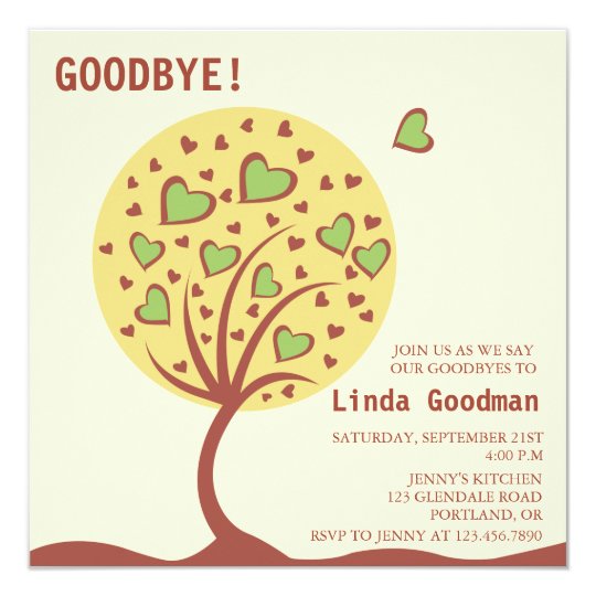 farewell party invite for coworker