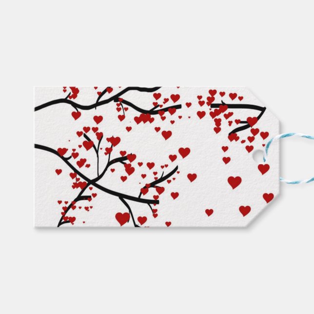Heart Tree Gift Tags (Front (Horizontal))