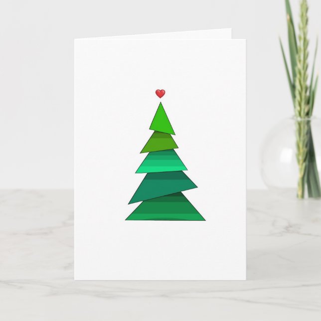 Heart Tree Holiday Card (Front)