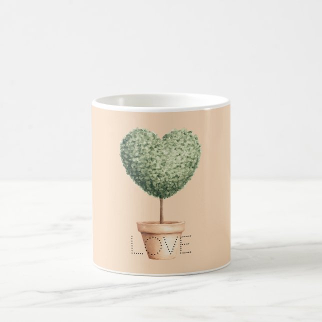 Heart Tree Love Coffee Mug (Center)