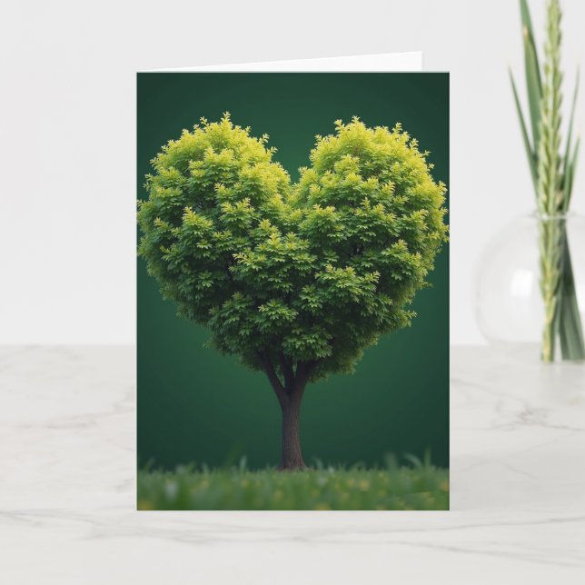 Heart Tree Pattern Greats Card (Front)