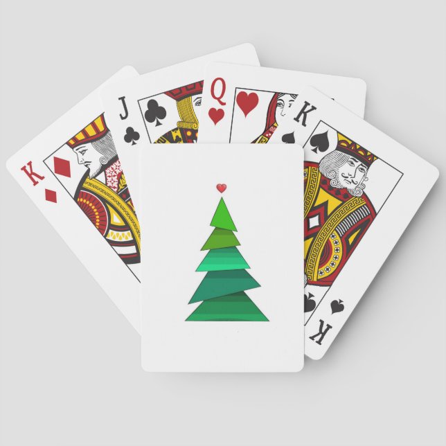 Heart Tree Poker Cards (Back)