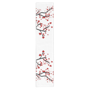 Heart Tree Short Table Runner