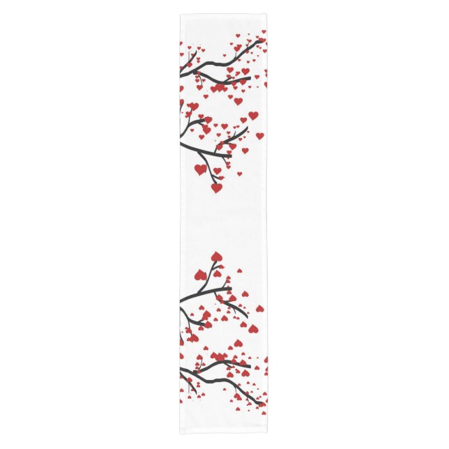 Heart Tree Short Table Runner (Front)