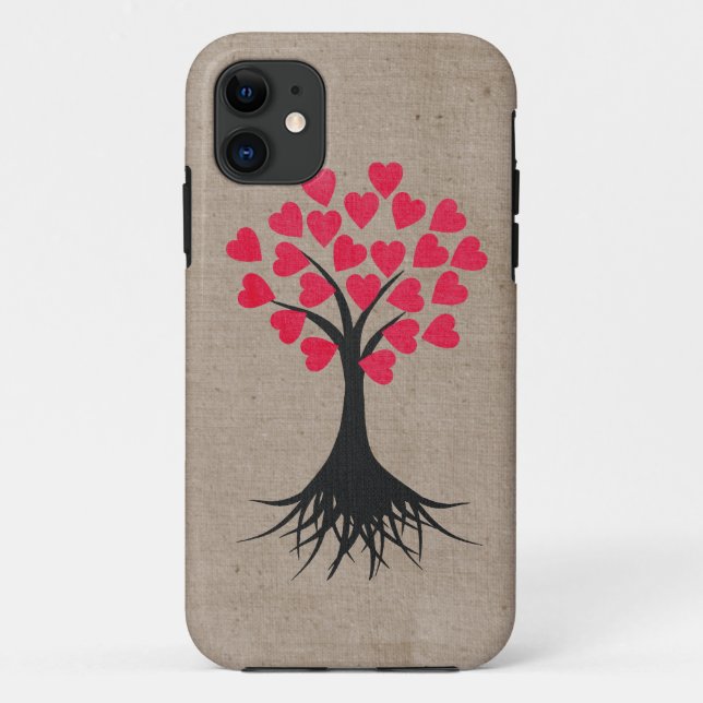 Heart Tree Themed iPhone 5 Case (Back)