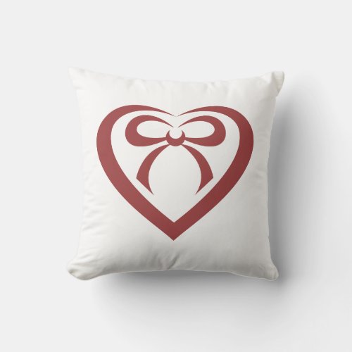 Heart tuching Design logoââââ Throw Pillow