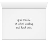 Heart Valentine Note Cards & Greeting Card (Inside Horizontal (Bottom))